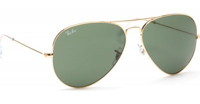 RAY BAN Lunettes de soleil AVIATOR LARGE METAL RB3025 Jaune 
