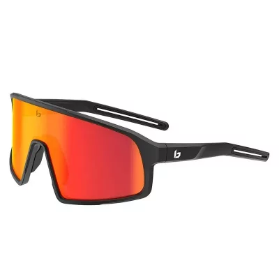 BOLLE Lunettes de soleil BOLL&eacute; STRIVER SHIELD (Black Matte - Sunrise) cat 3