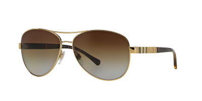 BURBERRY Lunettes de  soleil   BE3080 -1145-T5 Or - Beige