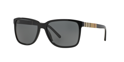 BURBERRY Lunettes de soleil  Be4181 col. 300187 Hommes Carr&eacute; Noir