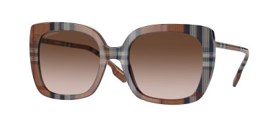 BURBERRY Lunettes de soleil  Be4323 col. 400513 Femme Carr&eacute; Maron