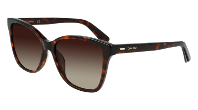 CALVIN KLEIN Lunettes de soleil  Ck21529s col. 220 Femme Carr&eacute; Havana
