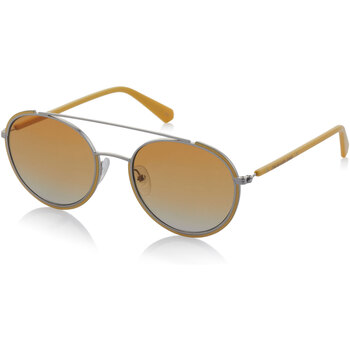 CALVIN KLEIN JEANS Lunettes de soleil Calvin klein Ckj20300s col. 701 Femme Ronds Jaune
