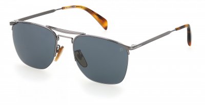 DAVID BECKHAM Lunettes de soleil  Db 1001/s col. kj1/ir Hommes Carr&eacute; Gris