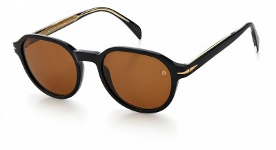 DAVID BECKHAM Lunettes de soleil  Db 1044/s col. 807/70 Hommes Ronds Noir