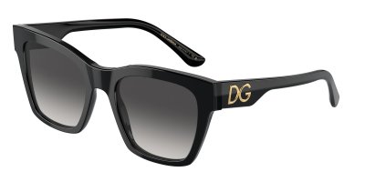 DOLCE & GABBANA Lunettes de soleil  Dg4384 col. 501/8g Femme Carr&eacute; Noir