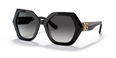 DOLCE & GABBANA Lunettes de soleil  Dg4406 col. 501/8g Femme G&eacute;om&eacute;trique Noir