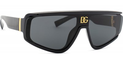 DOLCE & GABBANA Lunettes de soleil  Dg6177 col. 501/87 Hommes Carr&eacute; Noir