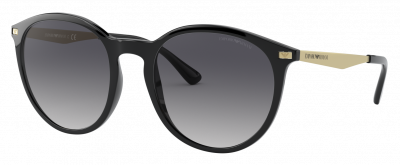 EMPORIO ARMANI Lunettes de soleil  Ea4148 col. 500187 Femme Panthos Noir