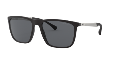 EMPORIO ARMANI Lunettes de soleil  Ea4150 col. 506387 Hommes Ronds Noir