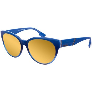 DIESEL Lunettes de soleil en ac&eacute;tate de forme ovale DL0124 femme