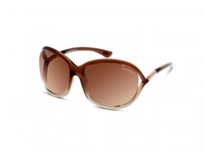 TOM FORD Lunettes de soleil femme  Jennifer FT0008 38F Brun 61-16