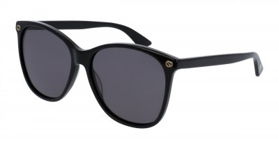 GUCCI Lunettes de soleil  Gg0024s col. 001 Femme Ronds Noir