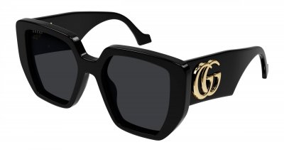 GUCCI Lunettes de soleil  Gg0956s col. 003 Femme Oversize Noir
