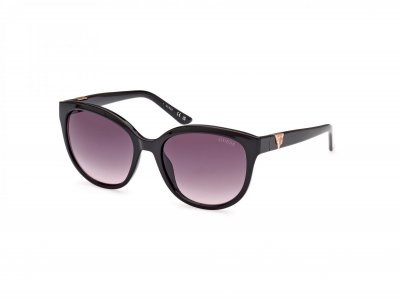 GUESS Lunettes de soleil  GU7877 Lunettes de soleil, Noir/Fum&eacute;e, 56 mm