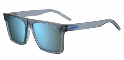 HUGO BY HUGO BOSS Lunettes de soleil Hugo boss Hg 1069/s col. pjp/3j Hommes Carr&eacute; Bleu