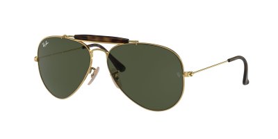RAY BAN Lunettes de soleil OUTDOORSMAN II RB3029 Jaune 