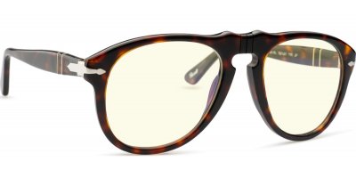 PERSOL Lunettes de soleil  Po0649 col. 24/bl Hommes Pilot Havana