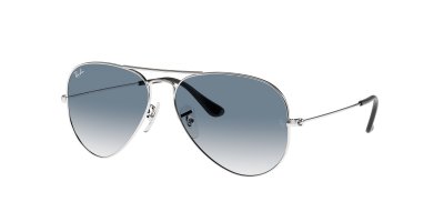 RAY BAN Lunettes de soleil pilote AVIATOR LARGE METAL RB3025 Gris 