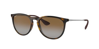 RAY BAN Lunettes de soleil polaris&eacute;es ERIKA RB4171 Marron 