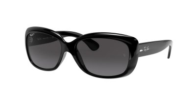 RAY BAN Lunettes de soleil polaris&eacute;es JACKIE OHH RB4101 Noir 
