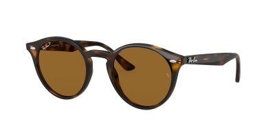 RAY BAN Lunettes de soleil polaris&eacute;es RB2180 Marron 
