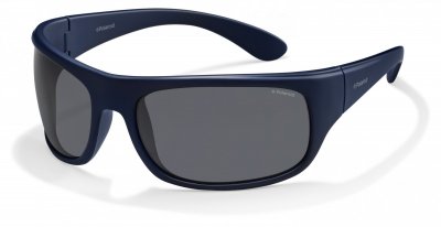 POLAROID Lunettes de soleil  07886 col. sza/y2 Unisexe Carr&eacute; Bleu