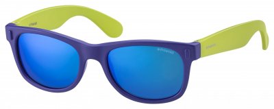 POLAROID Lunettes de soleil  P0115 col. udf/jy Enfants Carr&eacute; Bleu