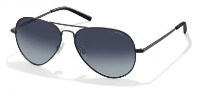 SAFILO Lunettes de soleil Polaroid Pld 1017 / s col. 003 / wj Unisexe Pilot Noir