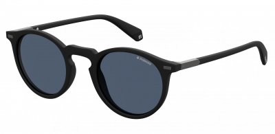 Lunettes de soleil Polaroid Pld 2086/s col. 003/c3 Hommes Ronds Noir