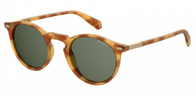 POLAROID Lunettes de soleil  Pld 2086/s col. 086/uc Hommes Ronds Havana