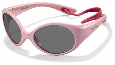 POLAROID Lunettes de soleil  Pld 8010/s col. nm9/y2 Enfants Ronds Rose