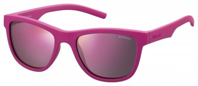 POLAROID Lunettes de soleil  Pld 8018/s col. cyq/ai Enfants Carr&eacute; Rose