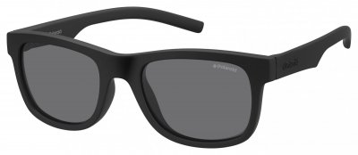 POLAROID Lunettes de soleil  Pld 8020/s col. yyv/y2 Enfants Carr&eacute; Noir