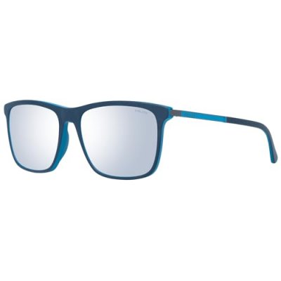 POLICE Lunettes de soleil  Spla56 record 1 col. wtrx Hommes Carr&eacute; Bleu