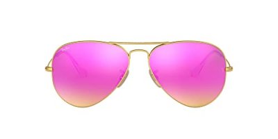 RAY BAN Lunettes de Soleil RAY-BAN Aviator RB3025 112-4T MATTE GOLD T:58