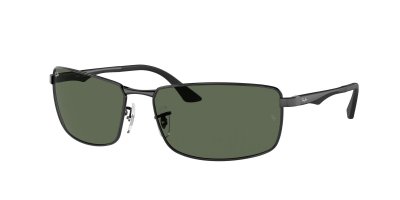 RAY BAN Lunettes de soleil Ray-ban Rb3498 col. 002/71 Hommes Carr&eacute; Noir