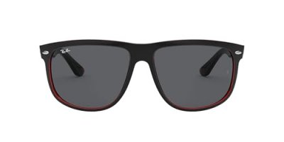 RAY BAN Lunettes de soleil Ray-ban Rb4147 boyfriend col. 617187 Hommes Carr&eacute; Noir