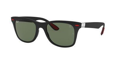 RAY BAN Lunettes de soleil Ray-ban Rb4195m ferrari col. f60271 Hommes Carr&eacute; Noir