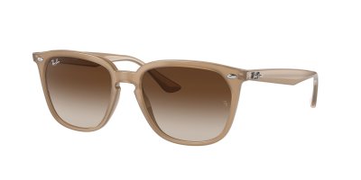 RAY BAN Lunettes de soleil Ray-ban Rb4362 col. 616613 Unisexe Carr&eacute; Brun clair