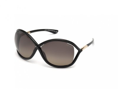 TOM FORD Lunettes de soleil  FT0009 01D Whitney Polaris&eacute;s 64-14 Noir