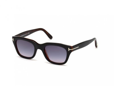 TOM FORD Lunettes de soleil  FT0237 SNOWDON Lunettes de soleil, Noir/Fum&eacute;e, 50 mm
