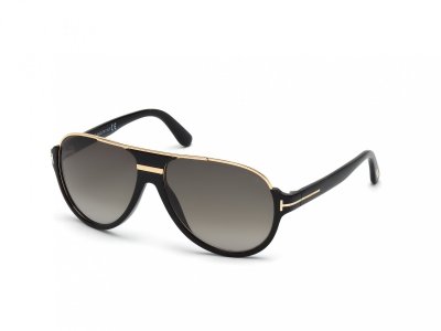 TOM FORD Lunettes de soleil  FT0334 DIMITRY Lunettes de soleil, Noir/Vert, 59 mm
