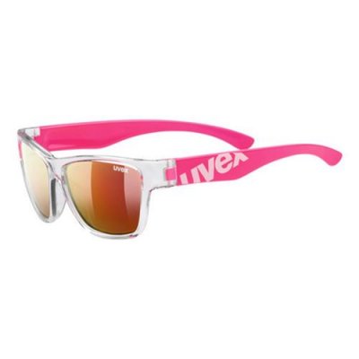 UVEX Lunettes de soleil  Sportstyle 508 Rose translucide Miroir Rouge