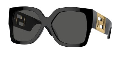 VERSACE Lunettes de Soleil  GRECA VE 4402 Black/Grey 59/16/140 femme