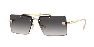 VERSACE Lunettes de soleil  Ve2245 col. 10028g Femme Carr&eacute; Or