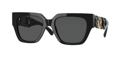 VERSACE Lunettes de soleil  Ve4409 col. gb1/87 Femme Carr&eacute; Noir