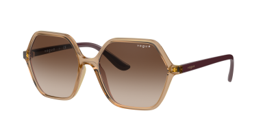 VOGUE EYEWEAR Lunettes de soleil Vogue Vo5361s col. 282613 Femme G&eacute;om&eacute;trique Maron