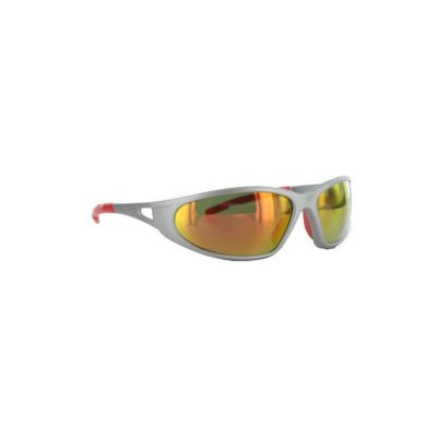COVERGUARD Lunettes freelux, Argent mat, rouge mirroir CAT3  Gris