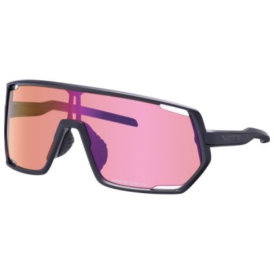 SHIMANO Lunettes  Eyewear TCNM2 noir avec verres &agrave; effet miroir rose